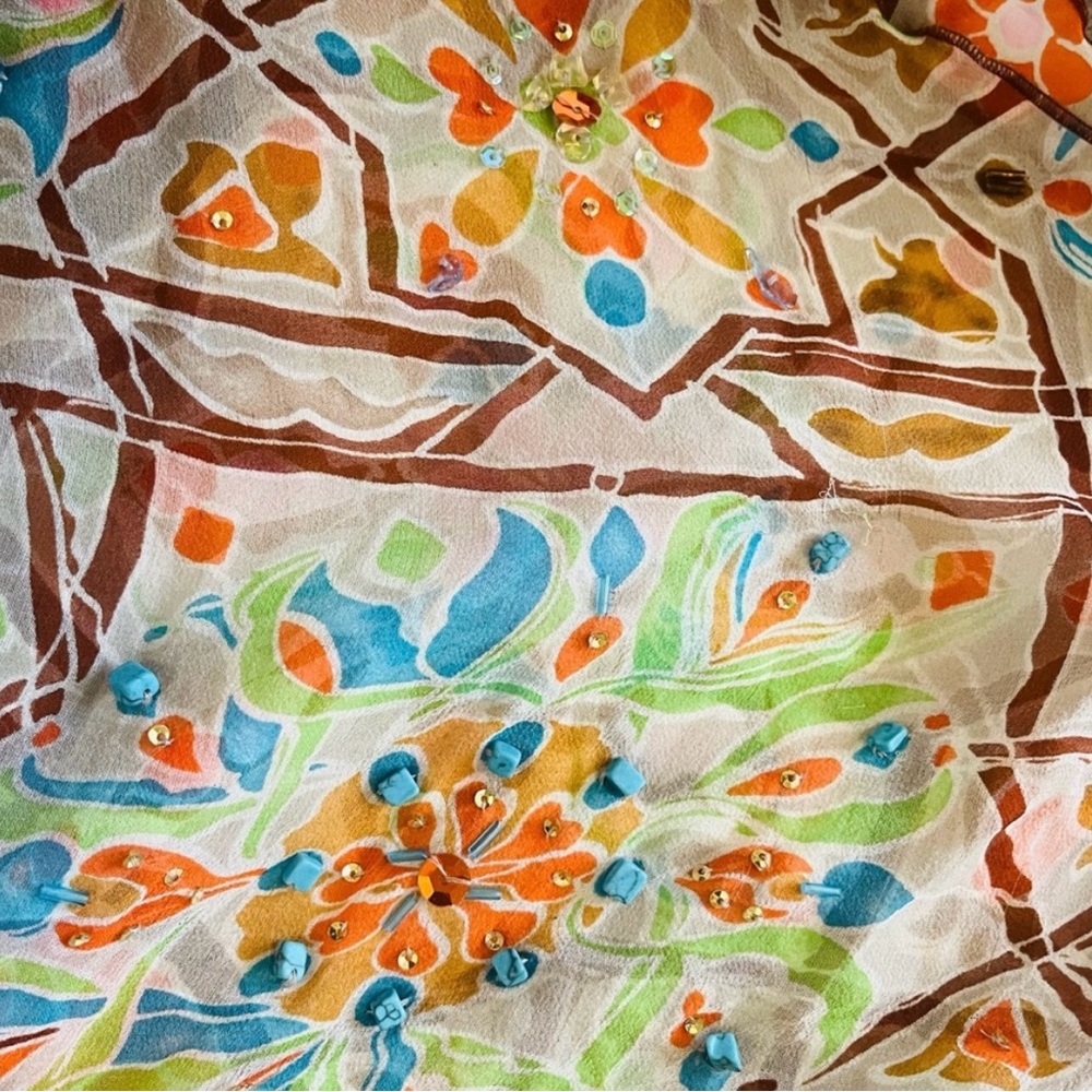 Diane von Furstenberg silk top, Size 2 - Picture 4 of 5